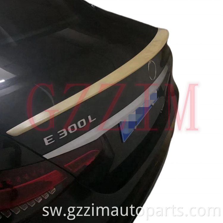 Exterior Accessories ABS Carbon Fiber AMG Style Rear Trunk Boot Wing Spoiler For E class  2020